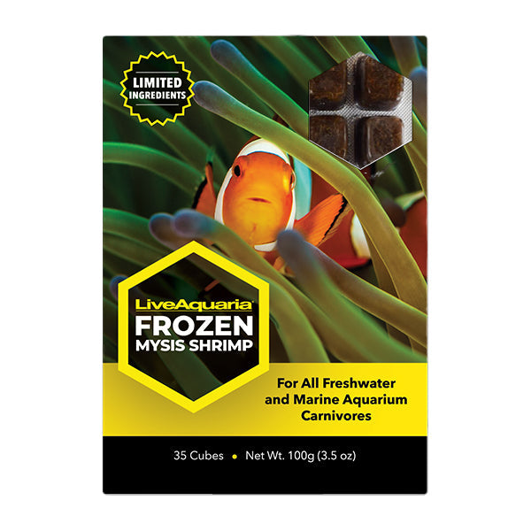 Frozen Mysis Shrimp - 3.5 oz Cubes - 10 Pack