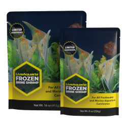 LiveAquaria® Frozen Brine Shrimp – 8 oz Flatpack