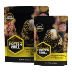 LiveAquaria® Frozen Krill - 8 oz Flatpack