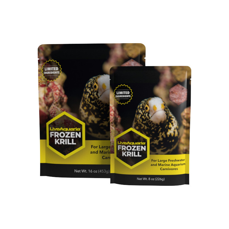 LiveAquaria® Frozen Krill - 8 oz Flatpack