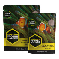 LiveAquaria® Frozen Mysis Shrimp - Flatpacks - 8 oz Flatpack