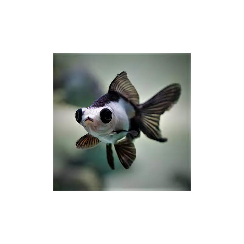 Black And White Butterfly Moor Goldfish