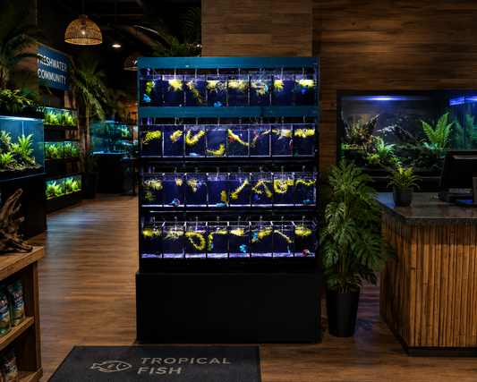 RETAIL BETTA DISPLAY | FIRST 32 BETTAS INCLUDED