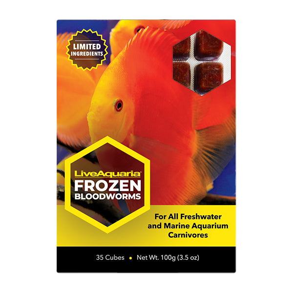 Frozen Bloodworms - 3.5 oz Cubes - 10 Pack