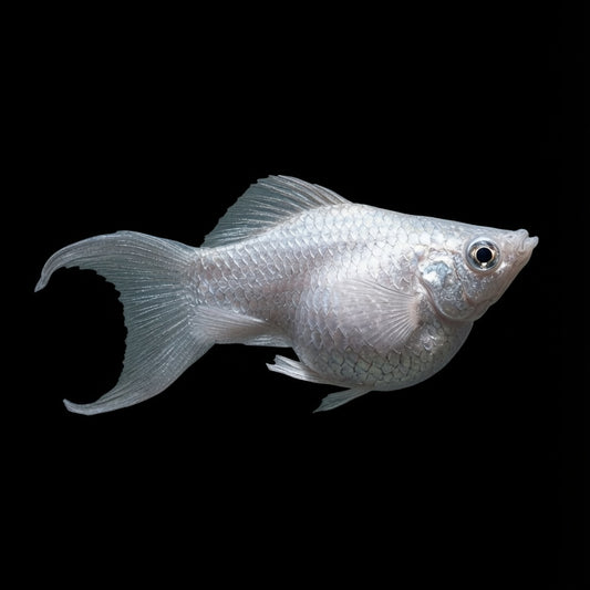 SILVER LYRETAIL BALLOON MOLLY
