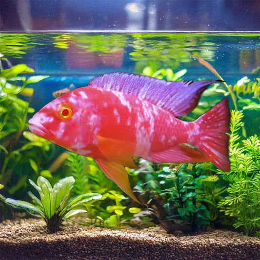 ALBINO PEACOCK CICHLID